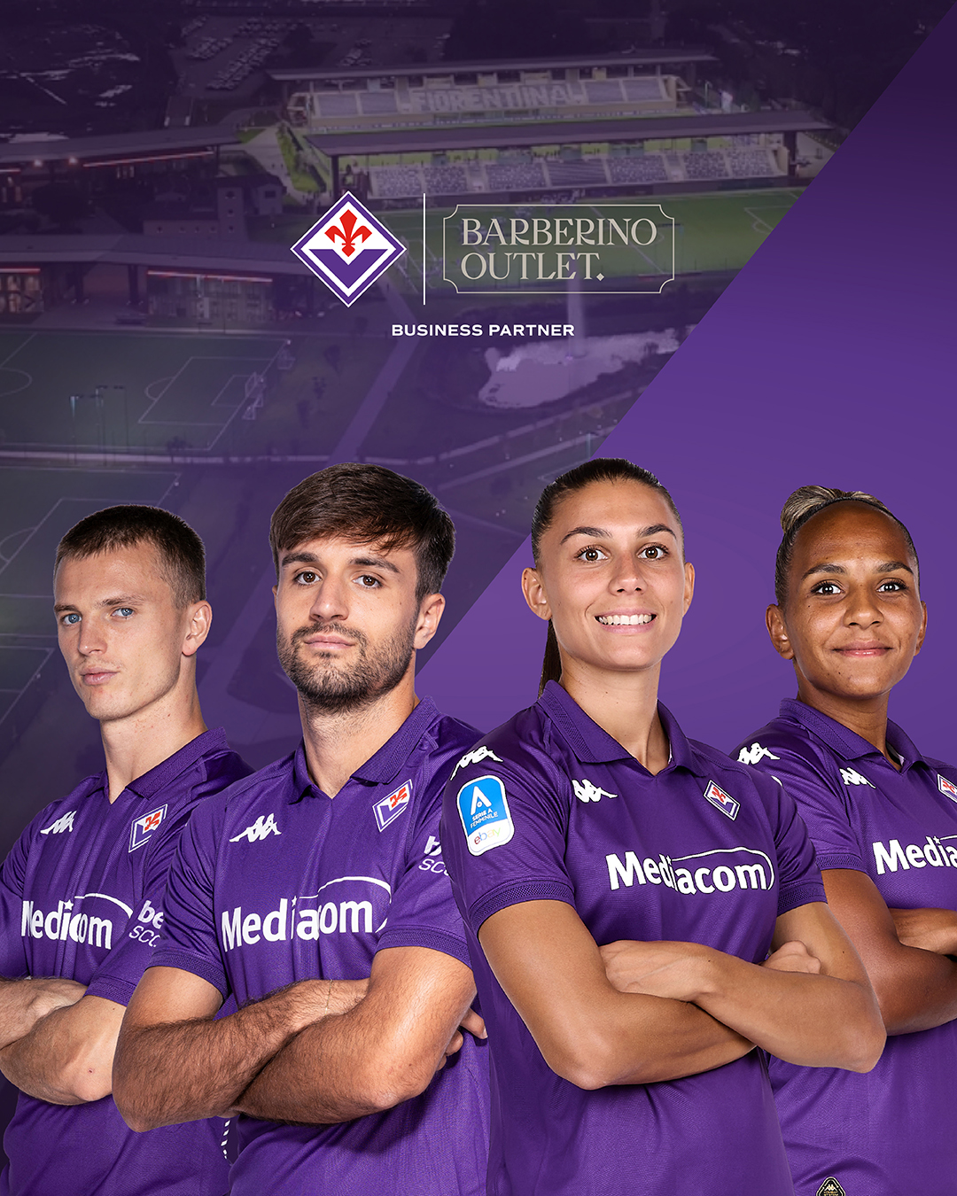 Fiorentina e Barberino Outlet: una squadra per i 100 anni Viola. 