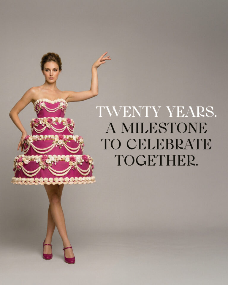 Twenty years –a milestone to celebrate together!