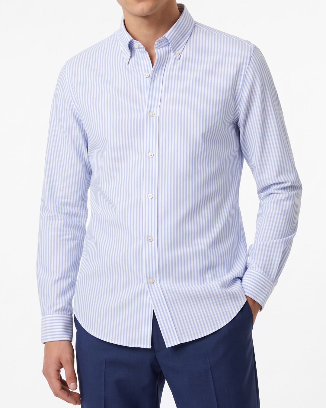 Camicia Button-Down a Righe