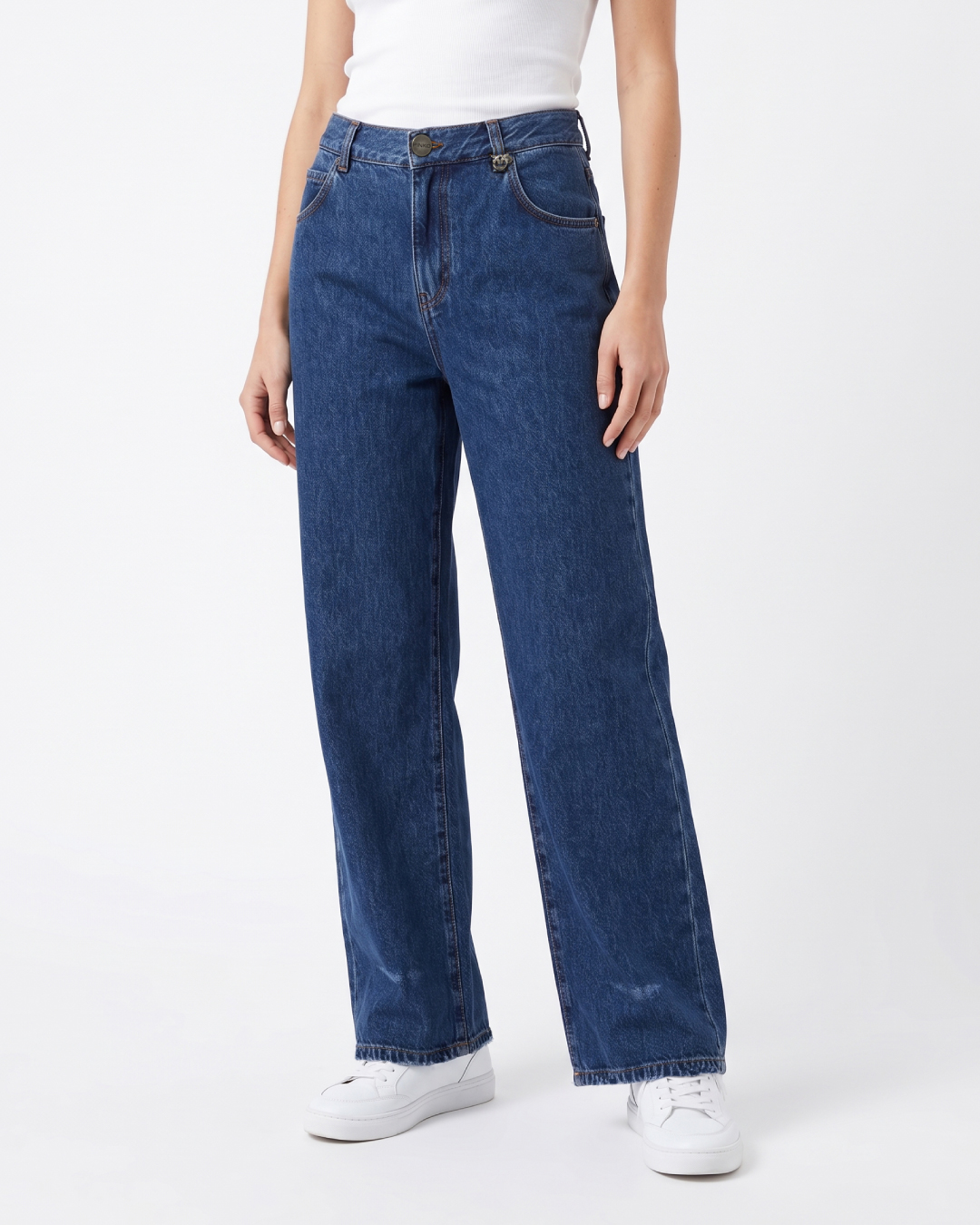 Jeans Dritti Denim Scuro